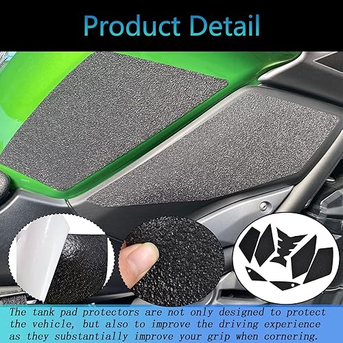 Miniatura 3 de Protector de tanque de gasolina para motocicleta, calcomanía para almohadilla de tanque, tapa de combustible, compatible con accesorios Z900 Z 900