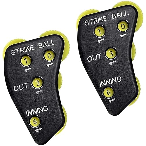 Watayo Wheel Baseball Umpire Clicker, Umpire Indicator Gear, Practical Baseball