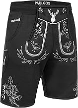 PAULGOS Herren Trachten Jogginghose JOK5, Optik Trachten Lederhose, Gr.S-5XL