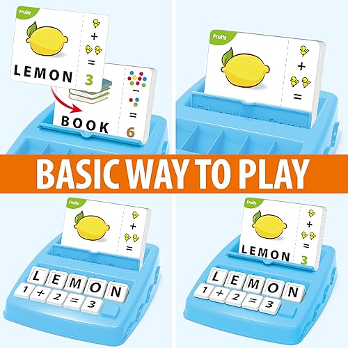 Miniatura 5 de Montessori - Juegos de letras a juego, juguetes educativos para niños de 3 a 8 años, juguetes de aprendizaje del alfabeto para niños de 3 a 8 años,