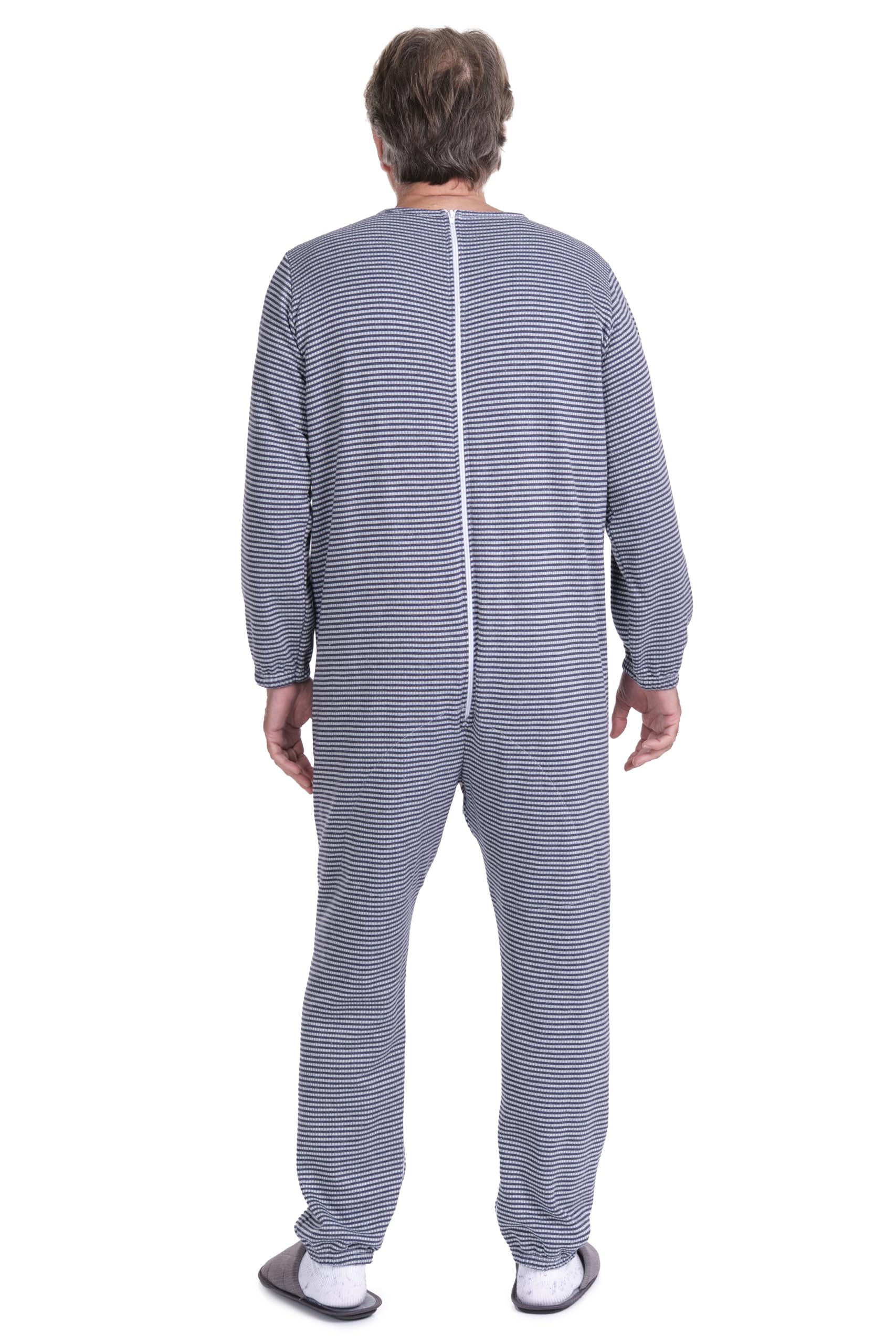 FERRUCCI COMFORT Pijama Tutón Sanitario Comodidad Manga Larga 3 Cremalleras/Cremallera Espalda - Interior Pierna Invierno Tejido Pesado