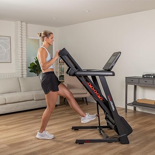 Miniatura 32 de Sunny Health & Fitness Smart Heavy-Duty Auto Incline Treadmill with 20" Running Deck and Free SunnyFit App Connection