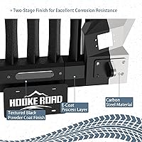 Vista 8 de Hooke Road Mad Max Kit de parachoques delantero (con alas) y parachoques trasero para camioneta Jeep Gladiator JT 2020 2021 2022 2023 2024 2025
