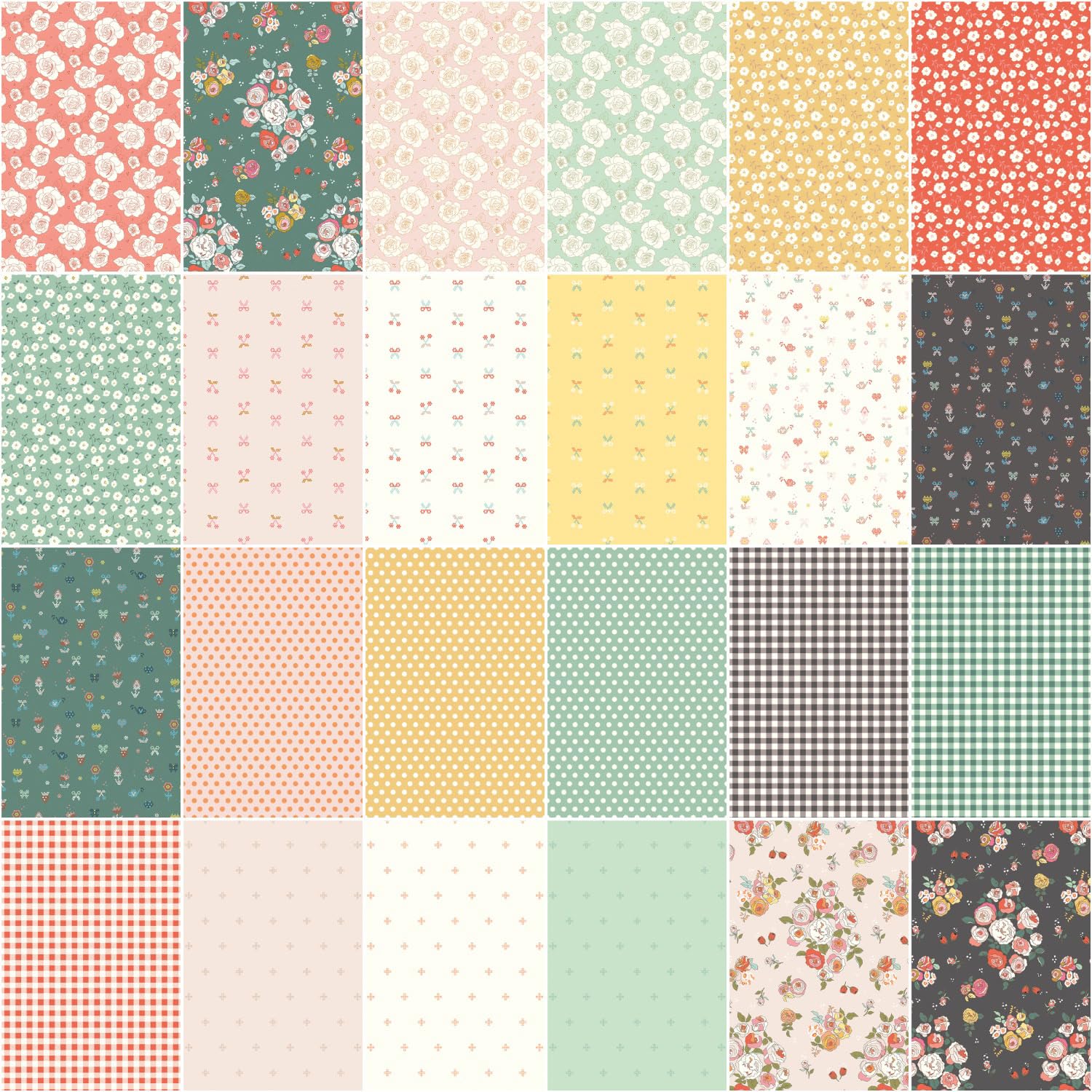 Minki Kim Sunsetridge 24 Fat Quarters Riley Blake Designs FQ-15730-24