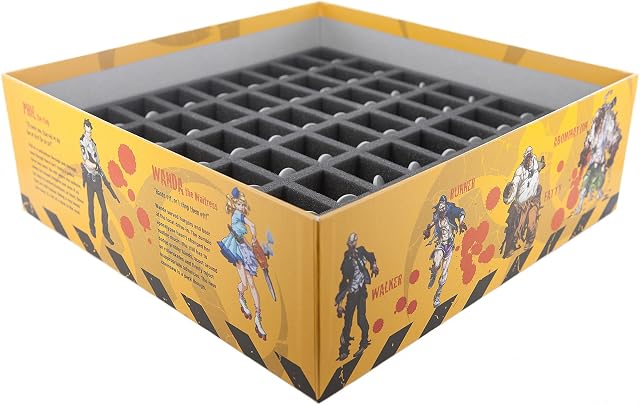 Foto 2 de 8 de Feldherr Juego de valores de Bandeja de Espuma es Compatible con Zombicide Season 1 Core Game Box