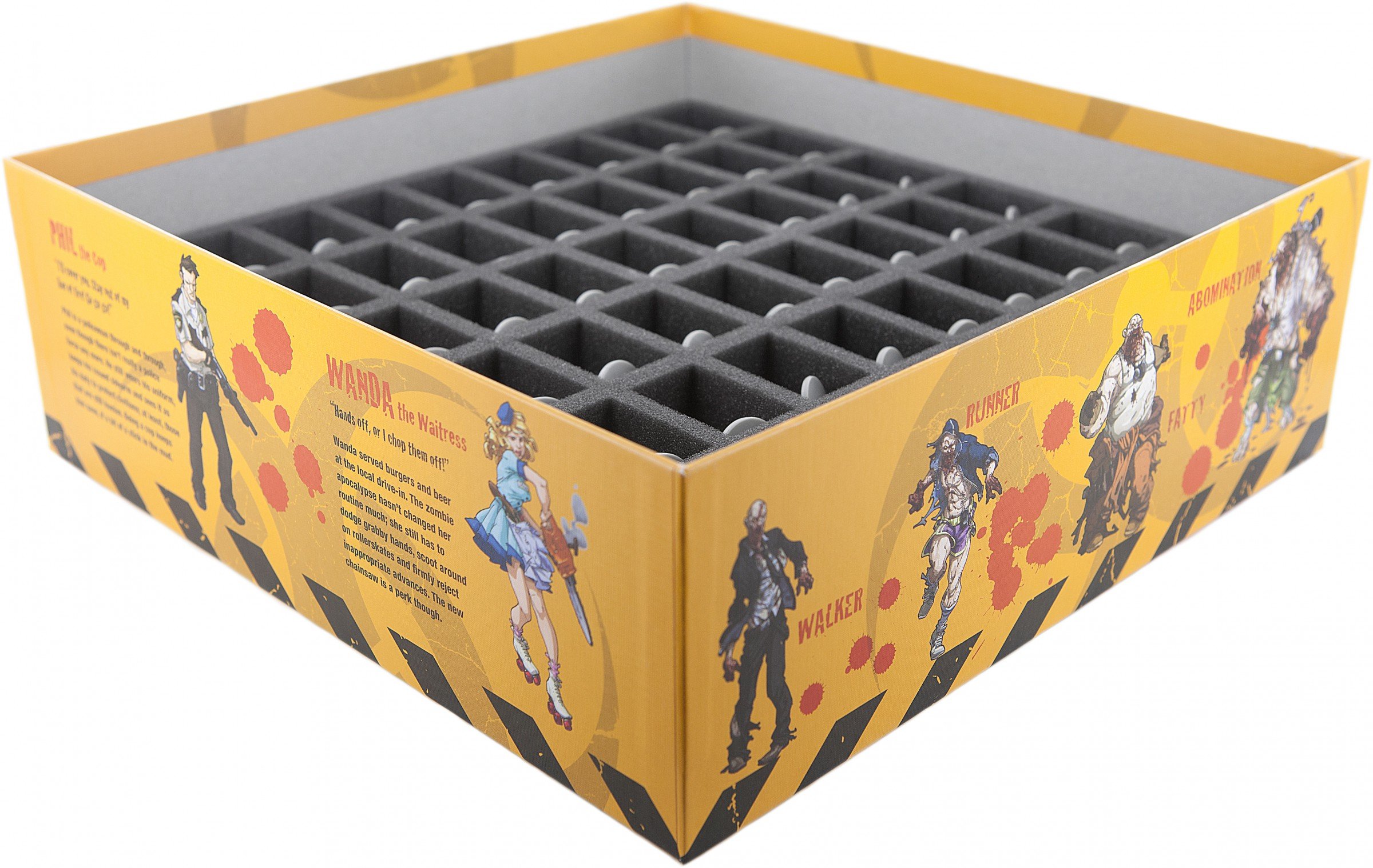 Feldherr Schaumstoff-Set Für Zombicide: 2. Edition - Fort Hendrix – Passgenaues Insert Für Miniaturen & Spielmaterial