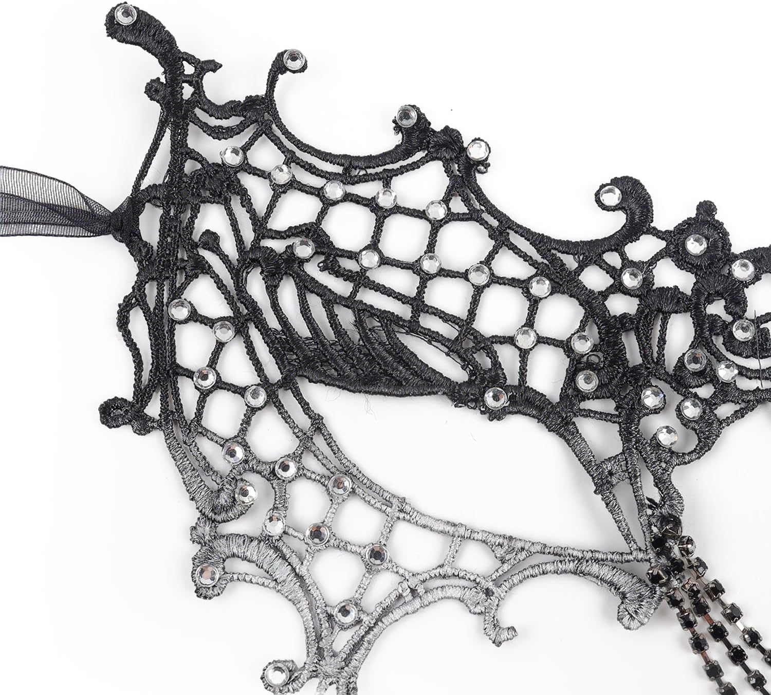 Gionforsy Women Costume Masks Lace Masquerade Masks Vintage 1920s Mask for Mardi Gras Halloween Dancing