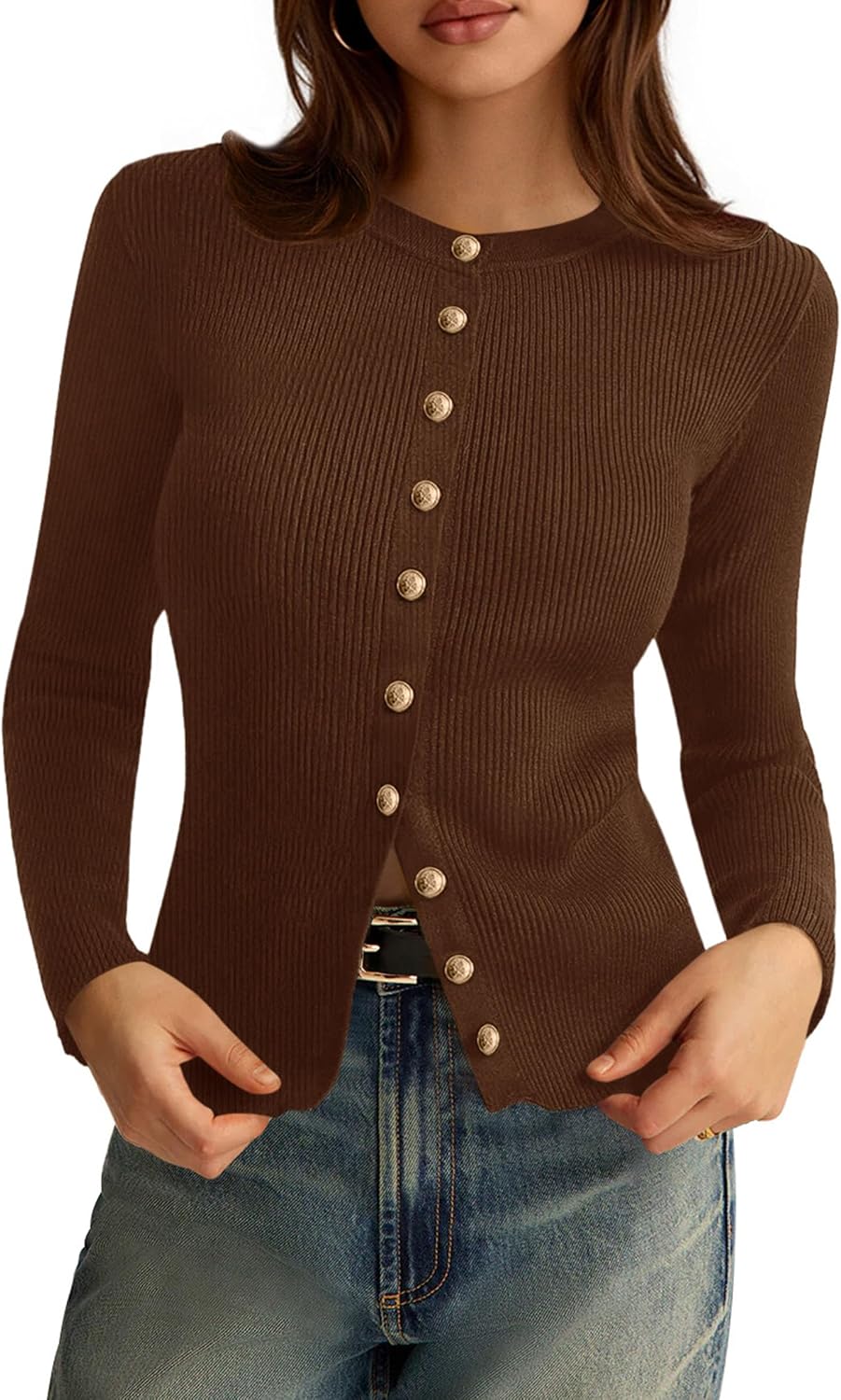 PRETTYGARDEN Women's Fall Lightweight Cardigan Sweaters
