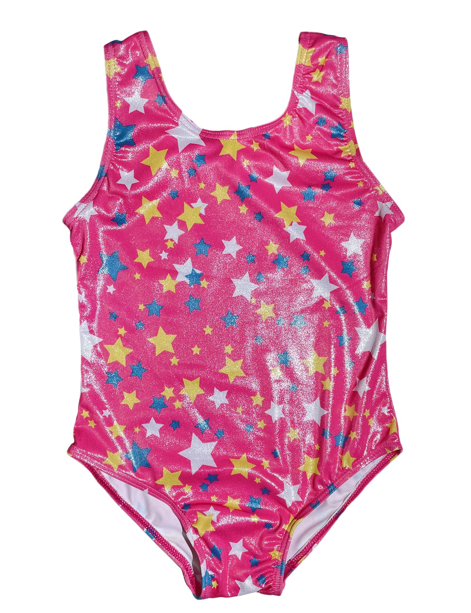QoozZSparkle Rainbow Leotard for Girls Print Gymnastics Leotards