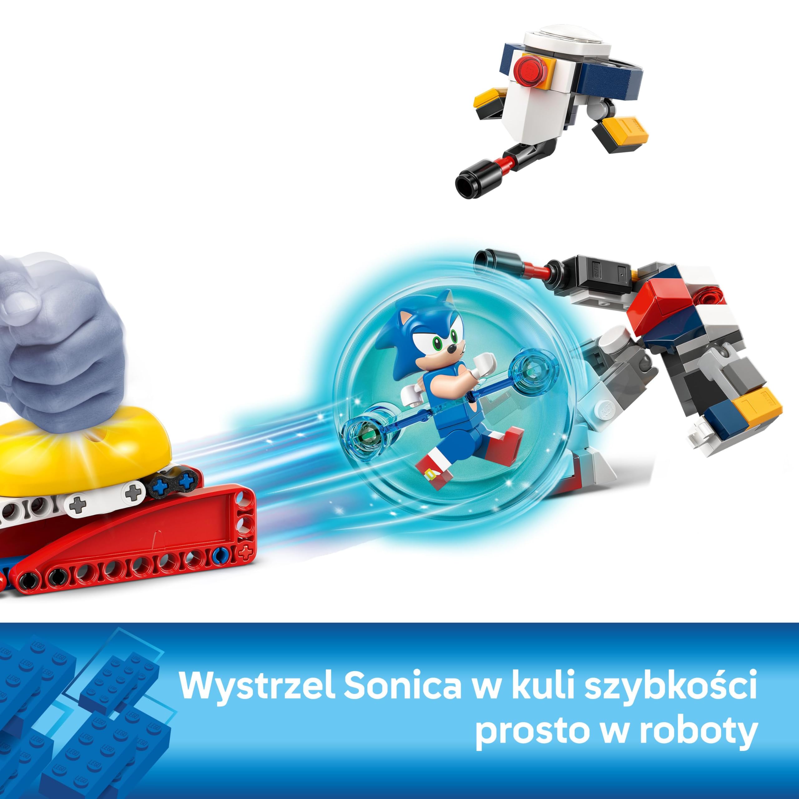LEGO Sonic the Hedgehog Sonic i biwakowa bitwa 77001 | Scenka z gry, zabawka dla 7-latka, prezent dla fana Sonika, zestaw klocków konstrukcyjnych dla dzieci, 177 elementów