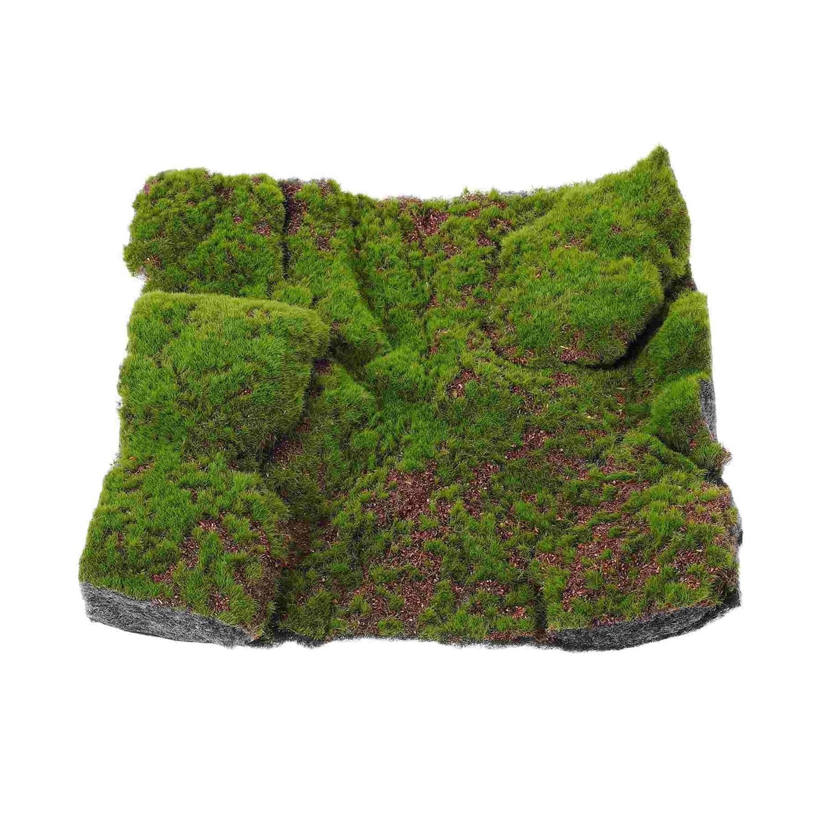 GMGQJST Artificial Grass Simulated Moss Lawn Fake Turf Landscaping Decorative Prop Imitation Mat Artificial Rug Mats Simulation Green For Decors Carpet