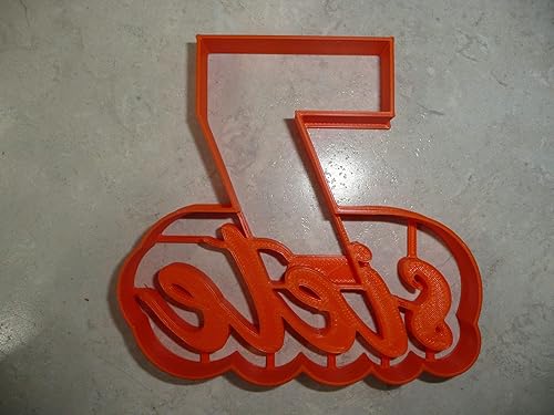 Miniatura 4 de NUMERO SIETE 7 CON PALABRA CORTADOR DE GALLETAS HECHO EN USA PR4127