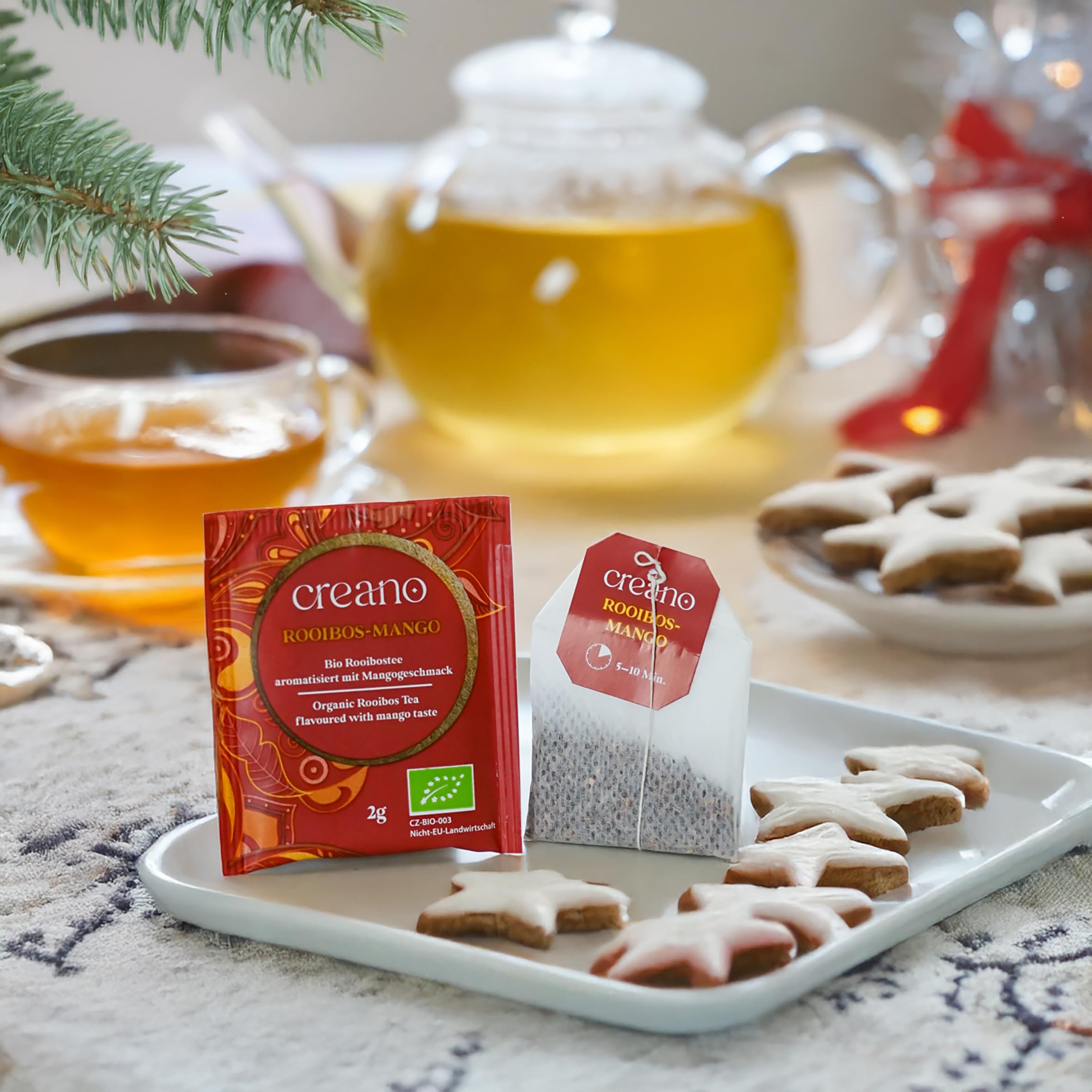Creano calendrier de l’Avent BIO 24 sachets de thé assortis 24 variétés coffret cadeau*