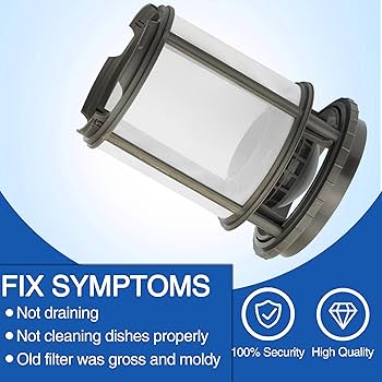 Amazon.com: W10872845 Dishwasher Pump Filter Cup Replacement for 