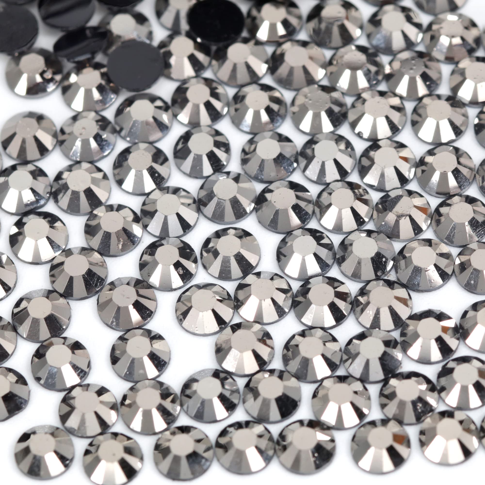 250pcs 6mm Flat Back Non-Stick Rhinestone Crystal Diamantes Nail Art & Craft Scrapbooking Embellishments 90 Available Colours (6mm, AB Clear #A13) — view 6