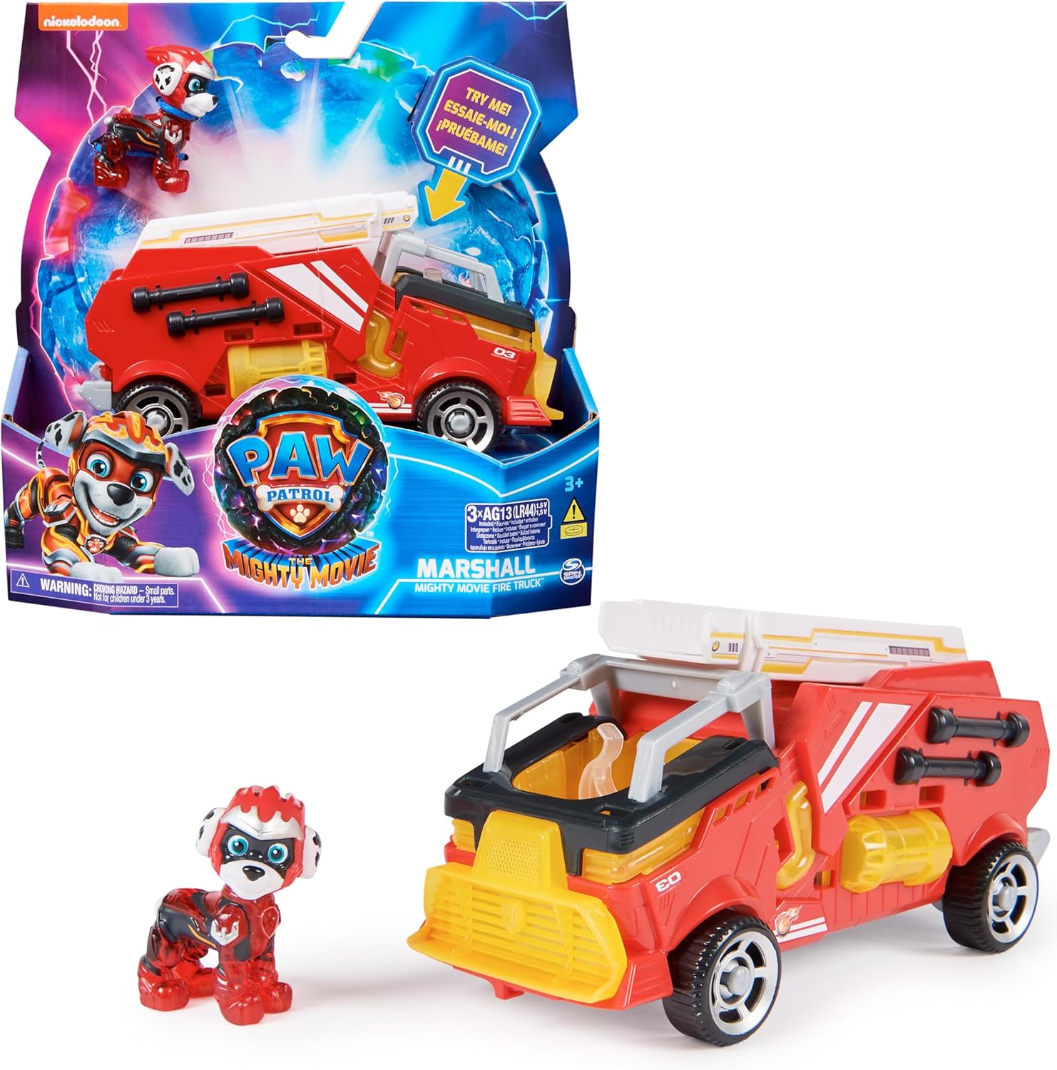 Figura Patrulla Canina Marshall con coche, luces y sonidos por 12,09€ ¡¡40% de descuento!!