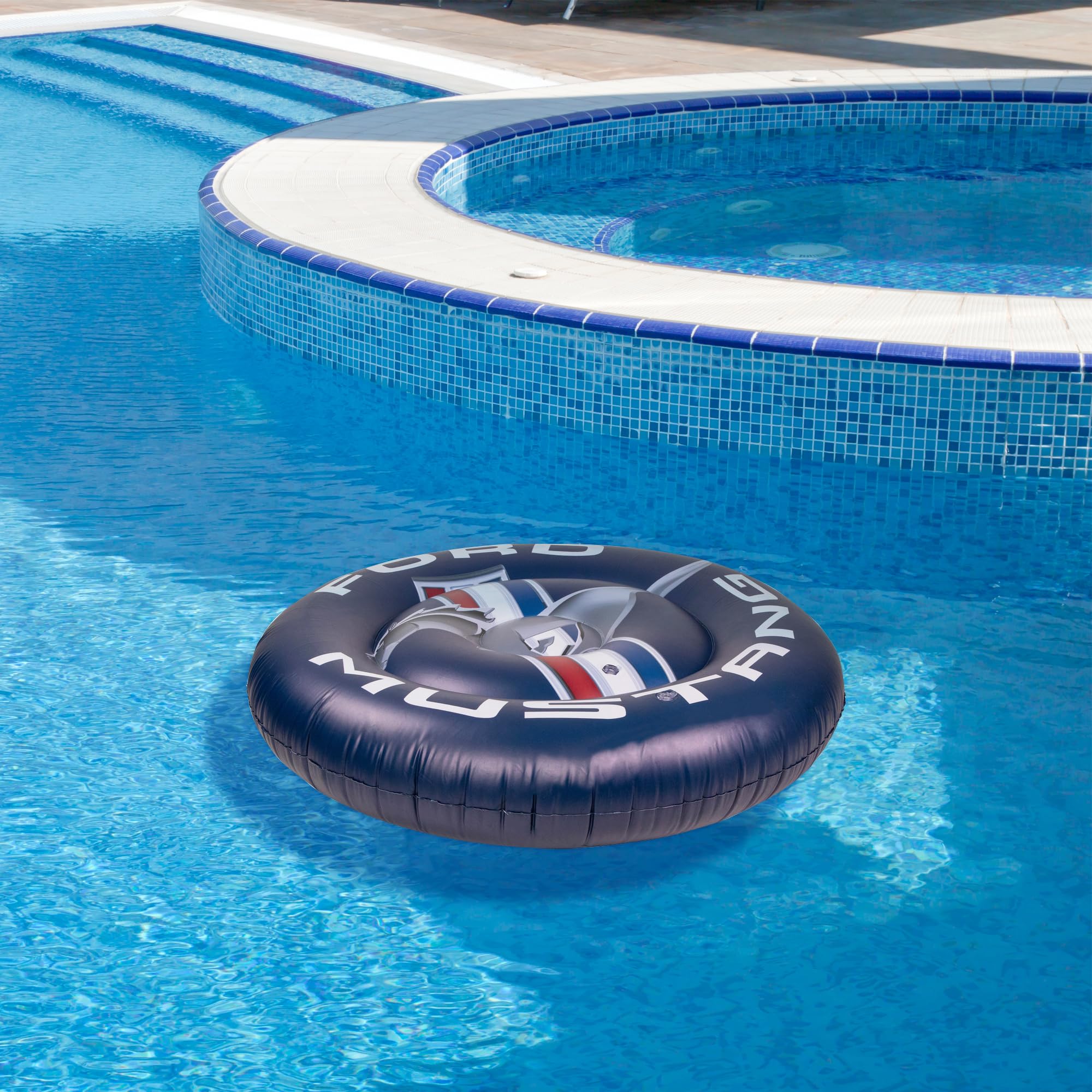 Northlight Inflatable Ford Mustang Round Pool Float - 46