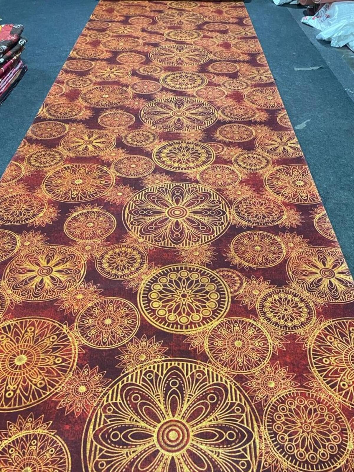 Carpet Campus Event Party Decorating 5 x 30 Feet Brown Nylon Floor Carpet Mats for School College Exhibition Marriage Functions Indoor Outdoor and Hall.