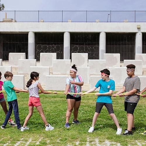 Miniatura 5 de PATIKIL Cuerda de algodón trenzado natural de 1 pulgada x 20 pies, cuerda de tira y afloja de 3 hebras con cinta de sellado para barandillas de