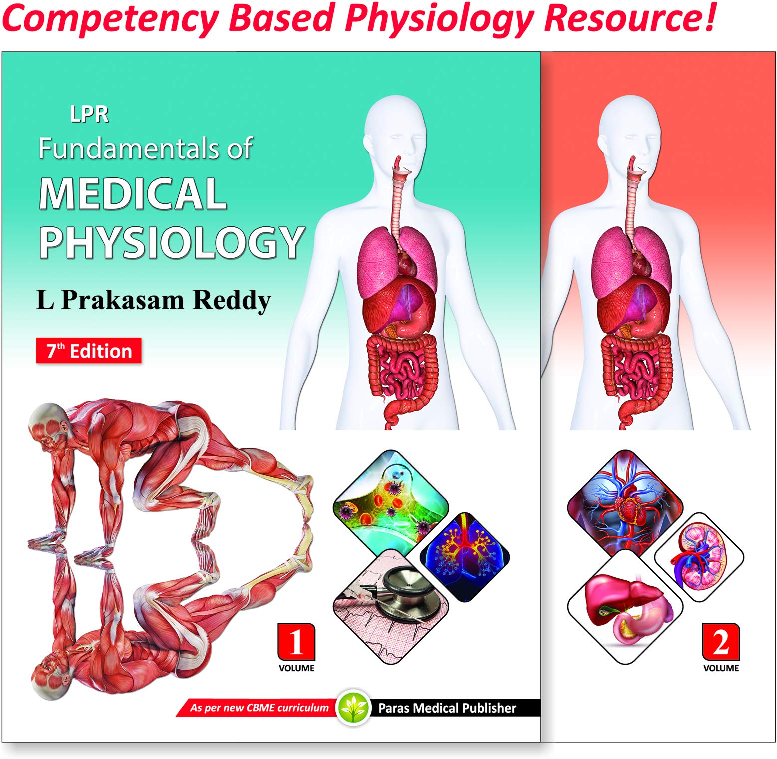 Buy LPR Fundamentals of Medical Physiology (2 Vols) 7th Edition