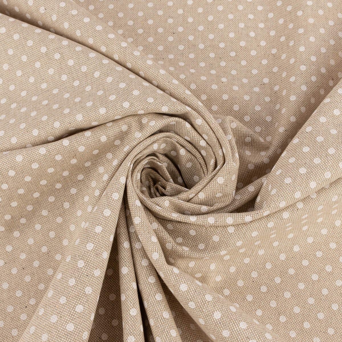 SCHÖNER LEBEN. Paraspifferi a pois, colore bianco, diverse misure, 110 cm di lunghezza