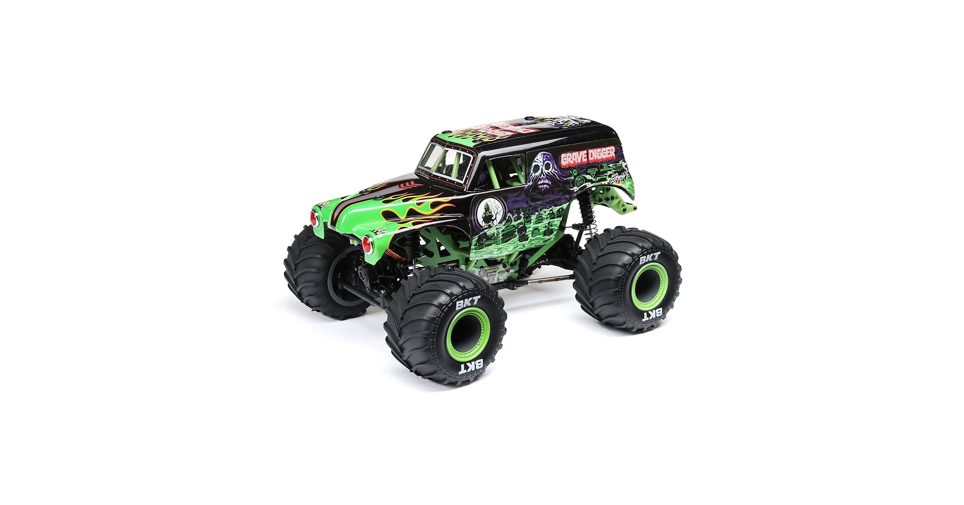 Amazon.com: Losi 1/18 Mini LMT Grave Digger 2S 4X4 RTR