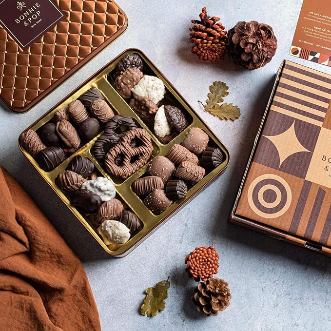 Yummy Assorted Chocolate (And Pretzel) Gift Tin (Under $40)
