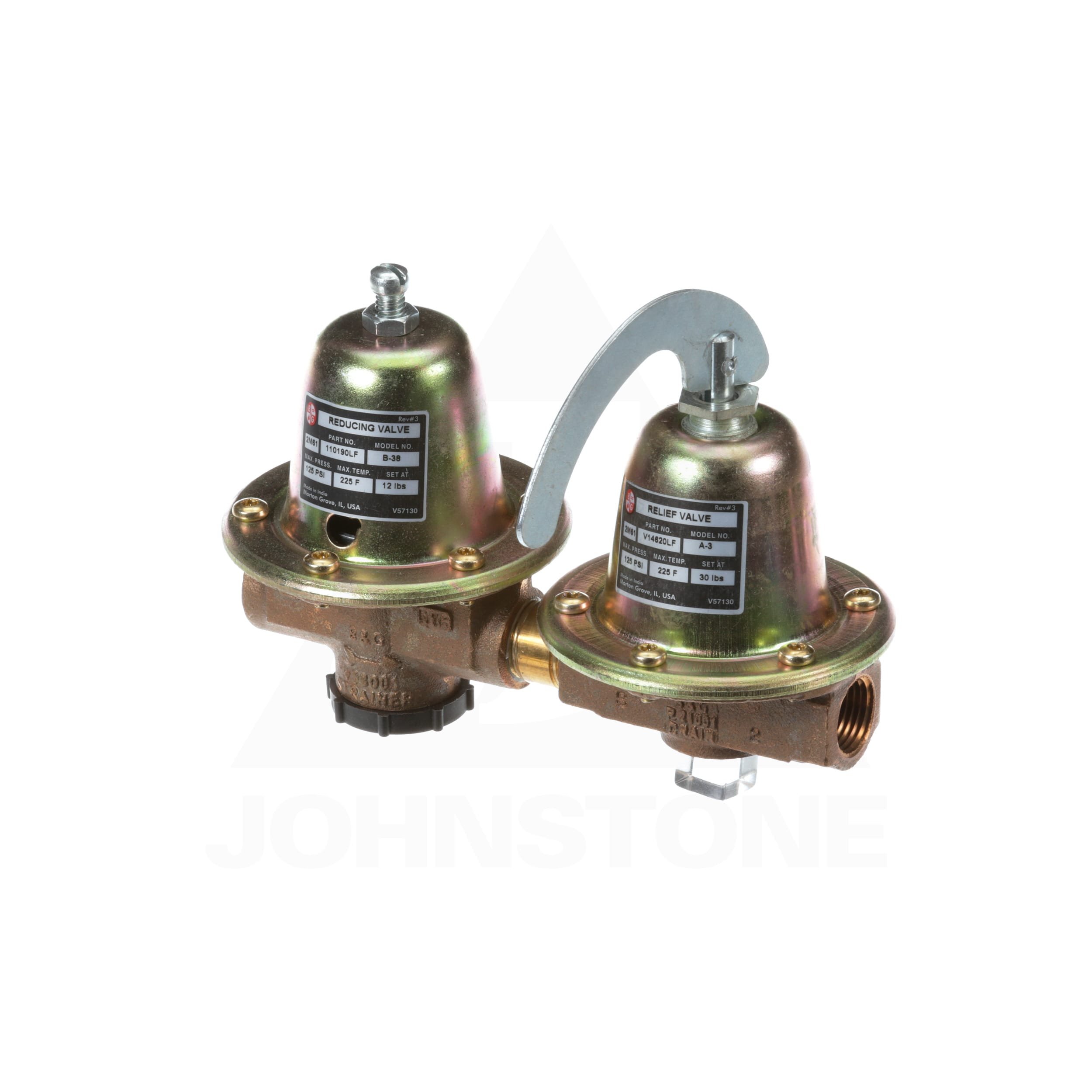 ITT Bell & Gossett 110199LF #8,DUAL VLV,1/2