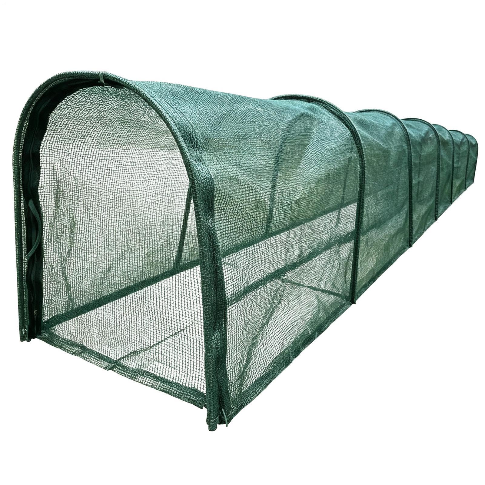 Túneles Exteriores Gallinas Caseta Puerta Larga Plegable Desmontable | Jaulas Y Corral Para Pollos De Exterior Para Aves de Corral, Patos, Conejos, Pájaros, Interior, Exterior, Jardín, Granja,