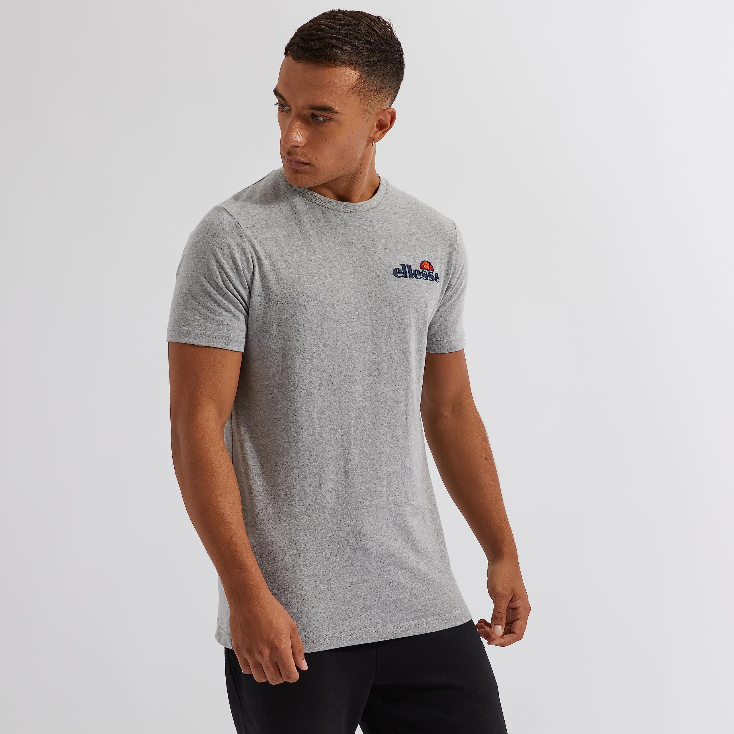 ellesse Men's Voodoo T shirt, Grey Marl, M UK