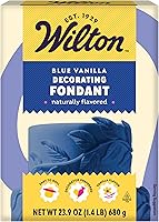 Wilton Royal Blue Easy Roll Fondant 24 oz - Decorator Preferred for Cakes, Cupcakes & Desserts
