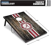 Vista 41 de Wild Sports NCAA 2' x 3' MDF Deluxe Cornhole Set - with Corners and Aprons
