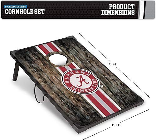 Miniatura 41 de Wild Sports NCAA 2' x 3' MDF Deluxe Cornhole Set - with Corners and Aprons