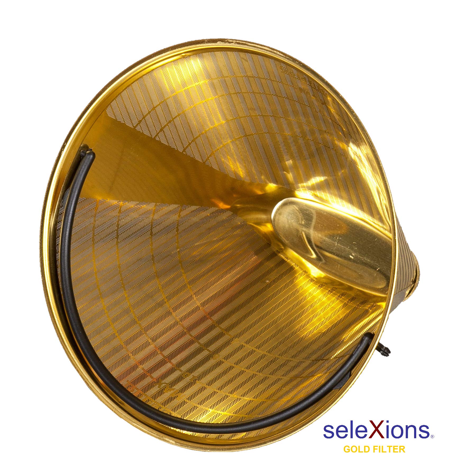 Filtre À Café Doré Entièrement Métallique Gf4Mb Avec Armature