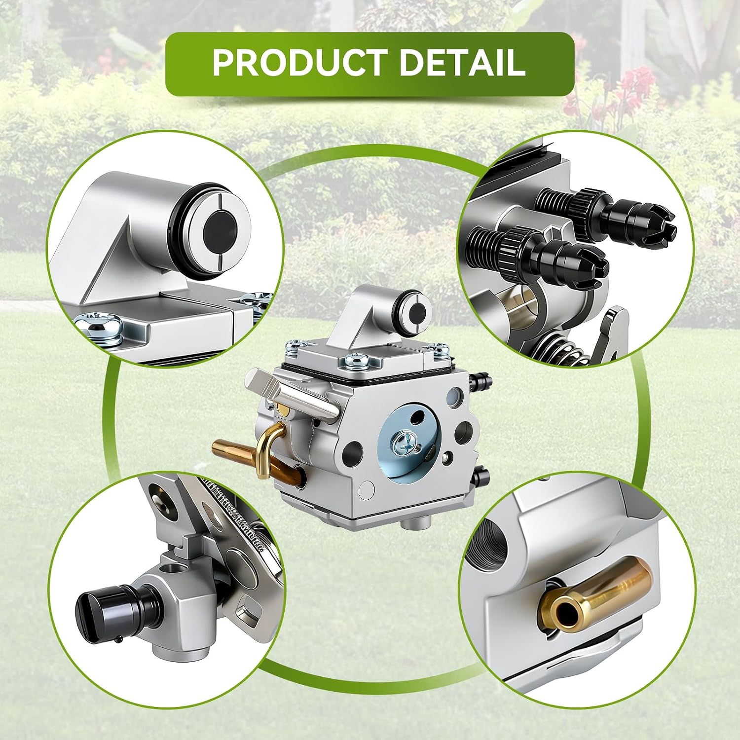 AUTOKAY 1137-120-0650 Carburetor Fits for Stihl MS192 MS192T MS192TC Chainsaw Carb Replace Zama C1Q-S258 with Fuel Line Filter Spark Plug Tune-up Kits