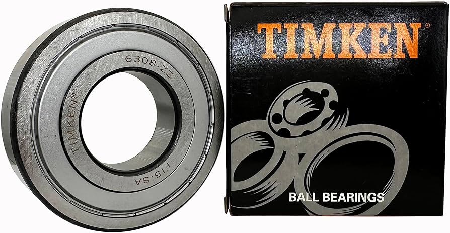 SL プレート TIMKEN 6308-ZZ, 2 Pcs,Double Metal Seal Bearings 40x90x23mm, Pre