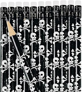 Fun Express - Skull And Crossbone Pencils - Stationery - Pencils - Pencils - Printed - 24 Pieces