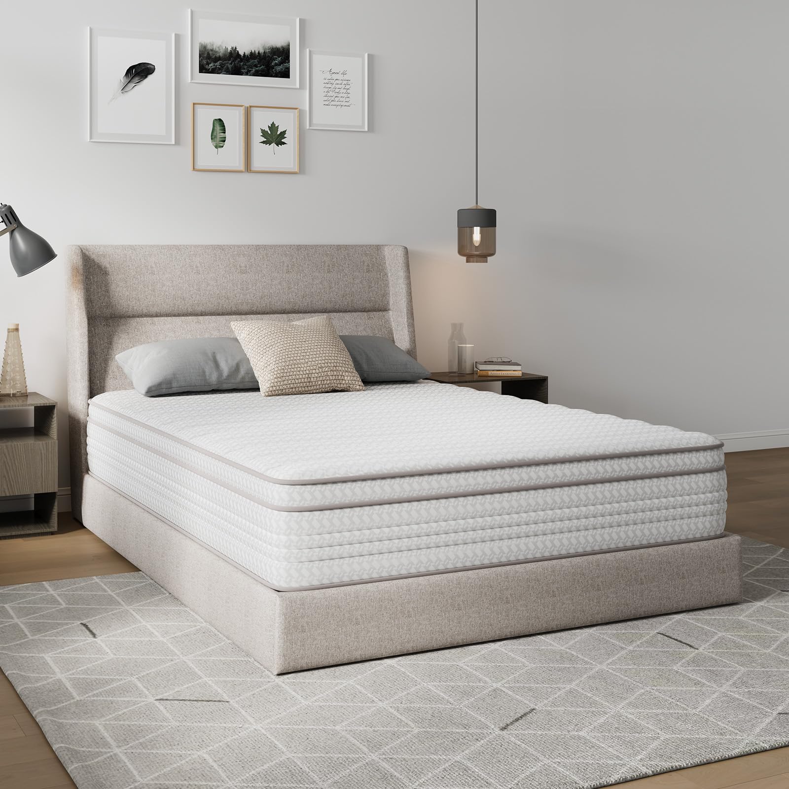 Novilla 12 Inch Queen Hybrid Mattress