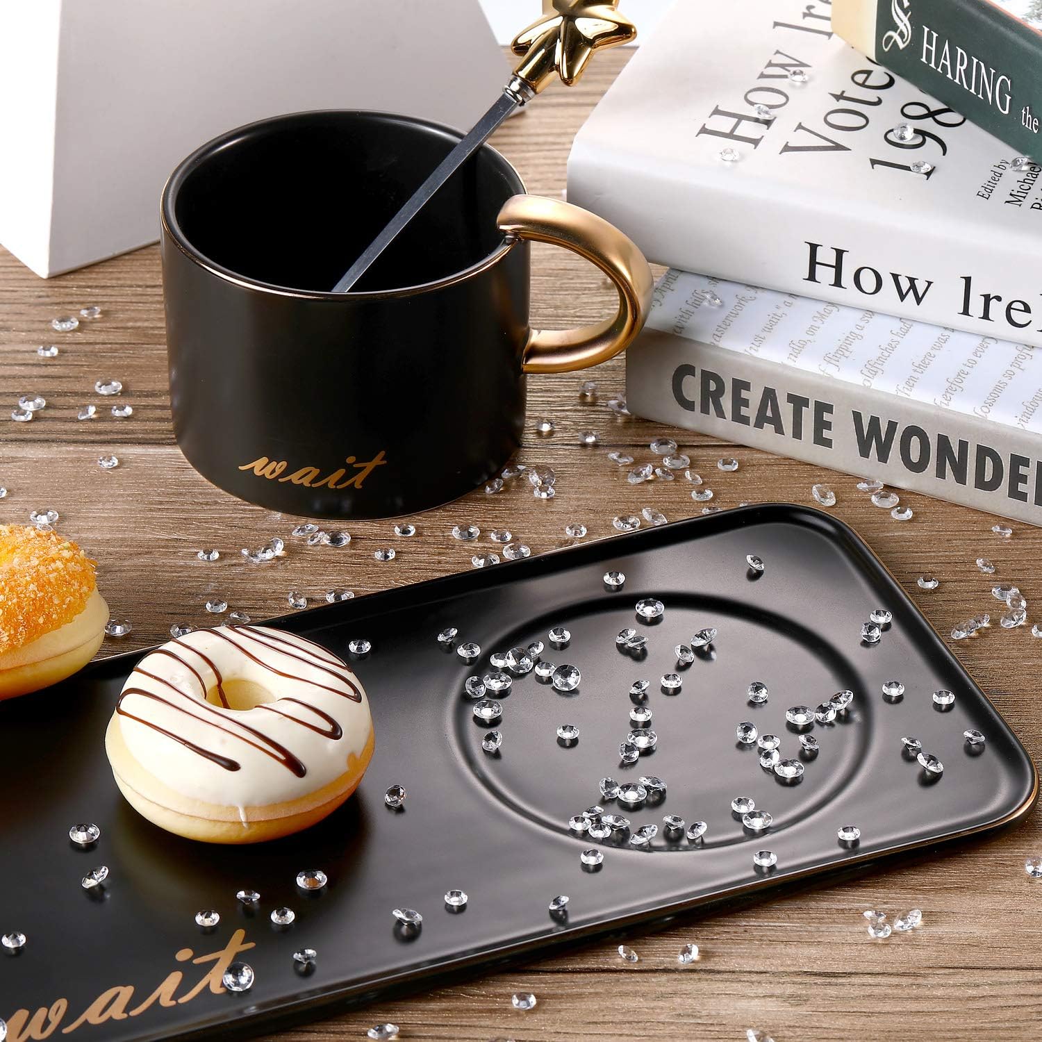 10000 Clear Wedding Table Scatter Confetti Crystals Acrylic Diamonds Rhinestones for Table Centerpiece Decorations Wedding Decorations Bridal Shower Decorations Vase Beads (Clear, 4.5 MM and 6 MM) - Image 6