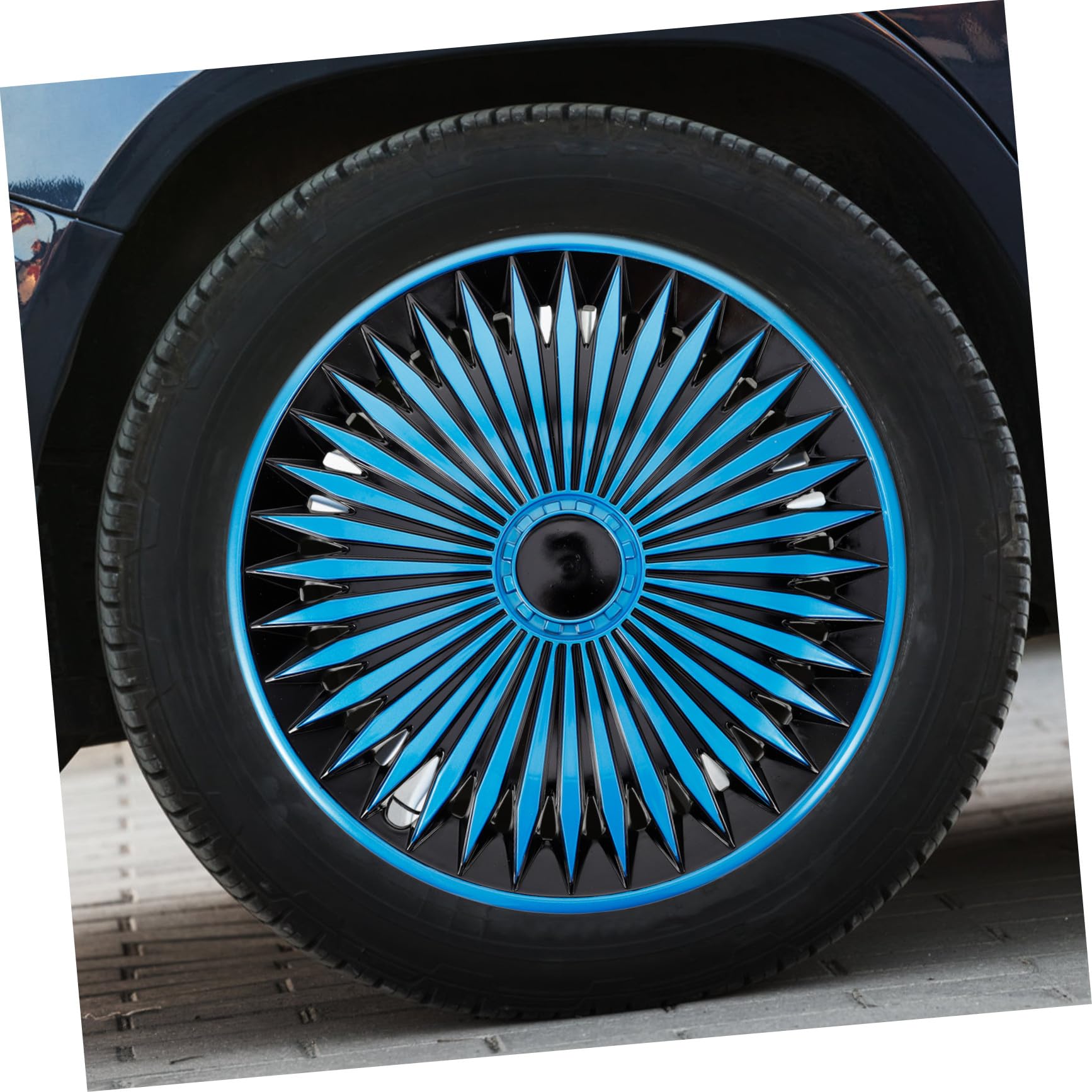Enjoliveur 13 Pouces pour Véhicule, Enjoliveur de Roue en PP, Décoratif, Installation Rapide, pour Jante de Voiture