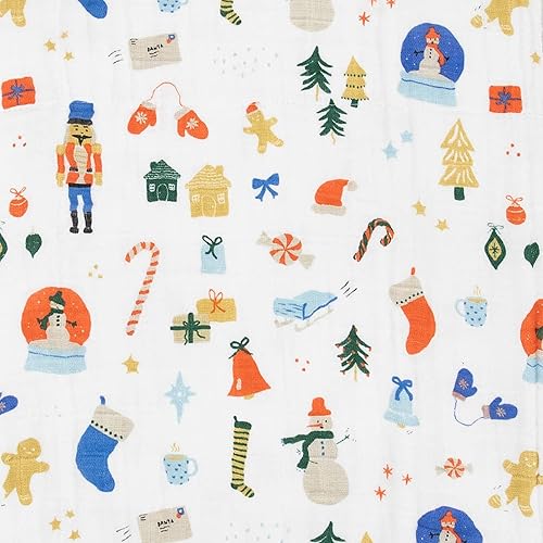 Vista 166 de Little Unicorn - Colcha para recién nacido, tela de muselina ultrasuave de varias capas, regalo para recién nacidos y para usar en cualquier lugar