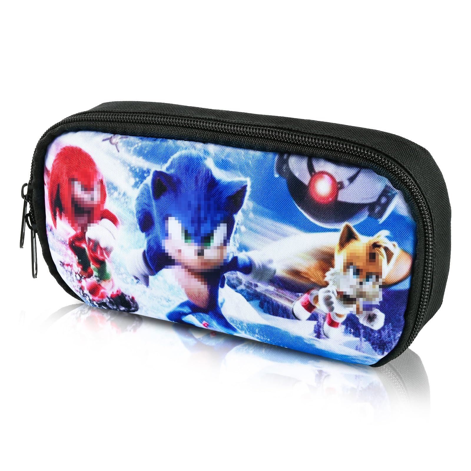 YULONGWU Estuche Escolar Cartoon Estuche de Lápices, Grande Capacidad Estuche para Niños, Estojo Escolar Bolsa de Lápices con Cremallera, Cartucheras Escolares para Niñas Niños Adolescentes