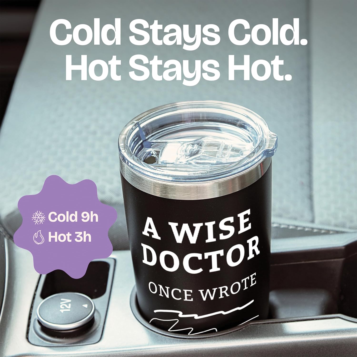 Doctor Gifts - A Wise Doctor Once Wrote Tumbler 20oz Gifts for Doctors Appreciation Gift, Physician Medical Student Dr Travel Mug, Dentist Physician Med Students Presents, Ideas for Nurses Week Gift - Image 7