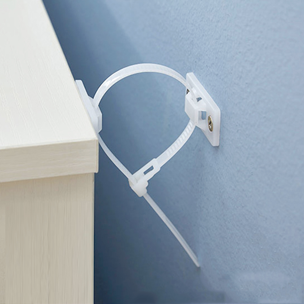 4 Sangles Anti-basculement Meubles OioTuyi - Fixation Murale Sans Perçage - Sécurité Enfant