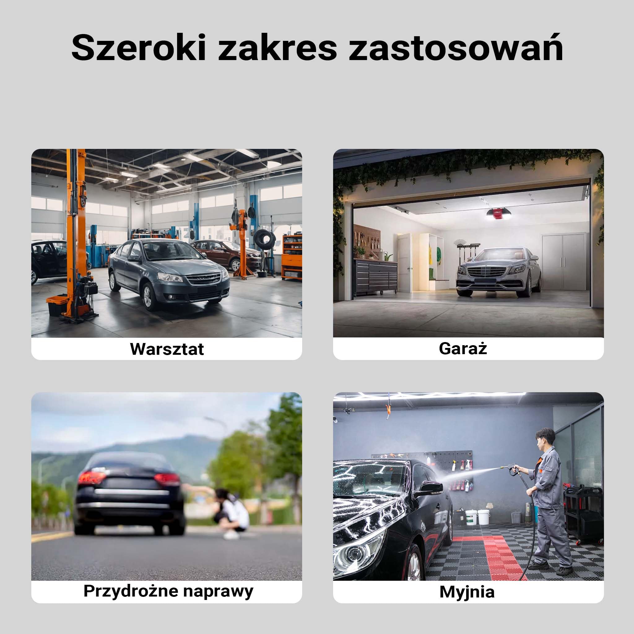 XPOtool Podnośnik samochodowy hydrauliczny 3 t, wysokość podnoszenia 85–500 mm, mobilny lewerek typu żaba, z podwójnym siłownikiem i czterema kołami jezdnymi