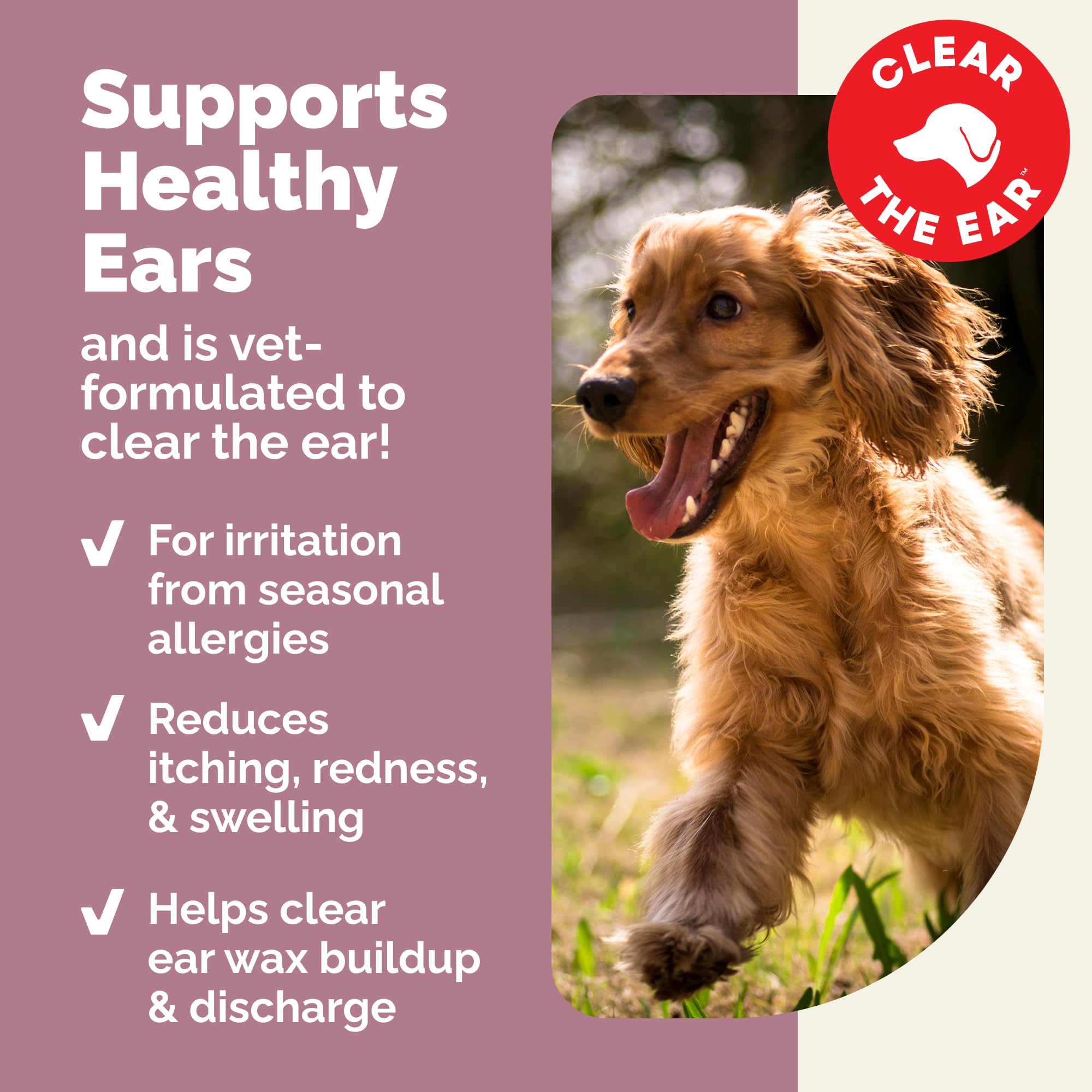 Vetnique Oticbliss Allergy Ear Drops for Dogs 1% Hydrocortisone Otic Ear Solution for Dogs Medicated Dog Allergy Relief - with Chitosan for Soothing - 1.8oz - image 4
