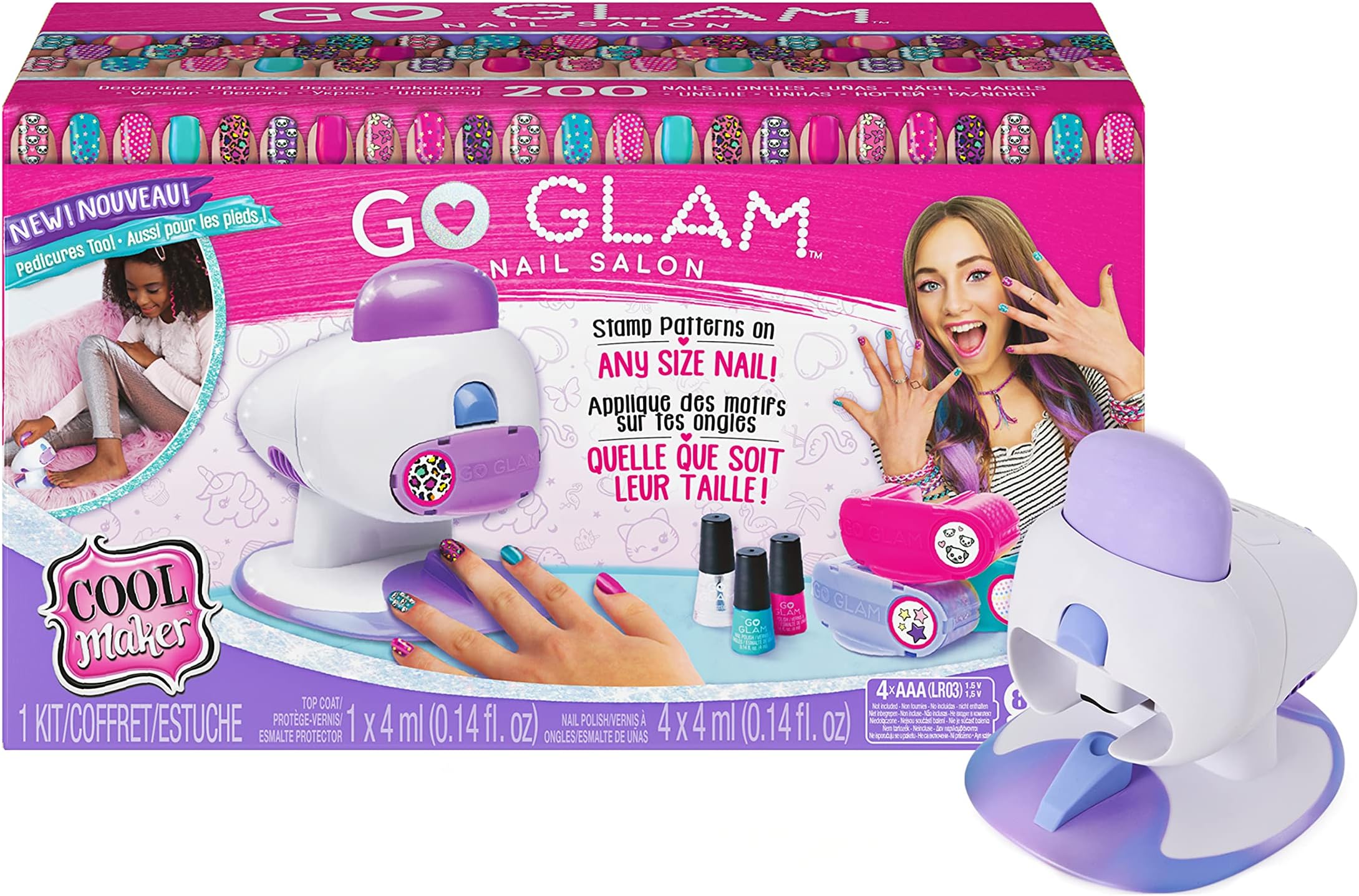 GO GLAM Nail Salon Amazon Exclusive