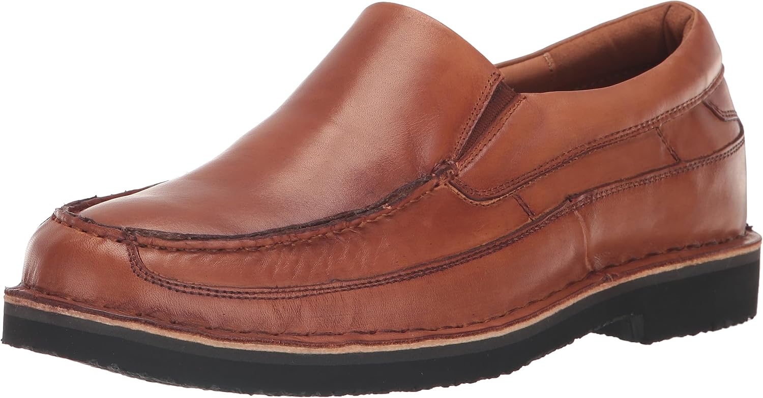 Propét Men's Flynn Loafer, Tan, 14 XX-Wide