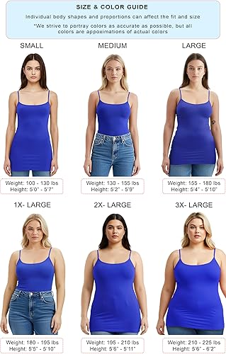 Miniatura 5 de Emmalise Camisola larga casual básica para mujer, con tirantes ajustables, top en capas