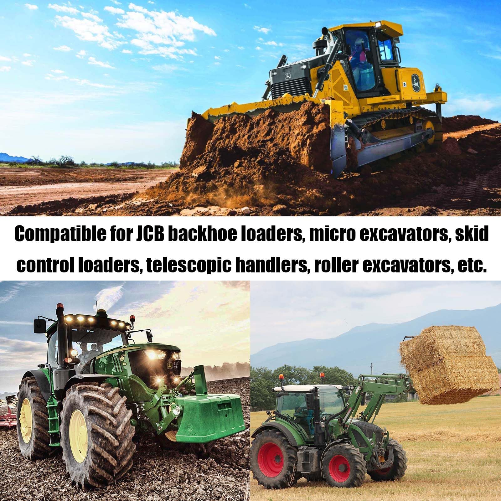 Interruttore Di Accensione, Blocchetto Di Accensione 12/24V Di Avviamento A Incandescenza Per Agricole Macchine Edili Set Di Chiavi Adatto Per Deutz DX 07 Same Case Zettelmeyer Schaeff